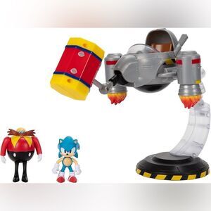 Brand New in Box Sonic The Hedgehog Egg Mobile Battle Set Sonic & Dr. Eggman
